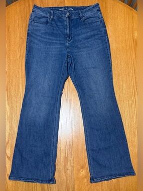 Old Navy Dark Blue Flare Jeans